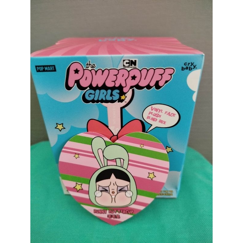 พร้อมส่ง popmart พวงกุญแจ crybaby powerpuff series blind box เช็คการ์ด ของแท้จาก popmart official
