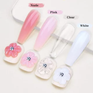 เจลปั้นเจลแบบปั้นได้ ไม่ติดมือ เจลดินน้ำมัน ต่อ/ปั้นง่ายมาก มี4สี(สีใส/สีขาว/สีชมพูสดใส/สีชมพูนู๊ด)