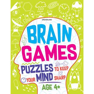 (Age4+) Brain Game Activity Book / Workbook for kindergerten…
