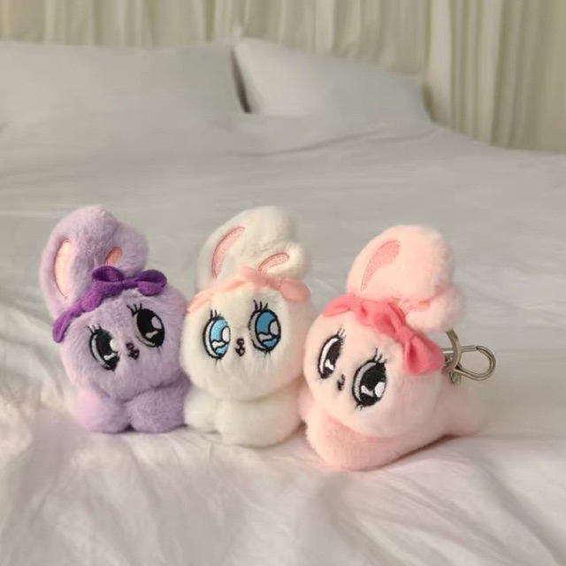(Pre-order) พวงกุญแจตุ๊กตาEsther bunny 8cm🐰🎀 ตุ๊กตาห้อยกระเป๋า
