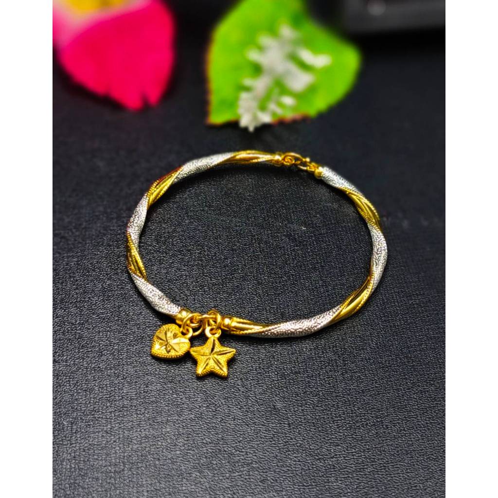 กำไล ข้อมือ 2 กษัตริย์ ห้อยตุ้งติ้ง ขนาด 57-59 CM - รูปที่ 6