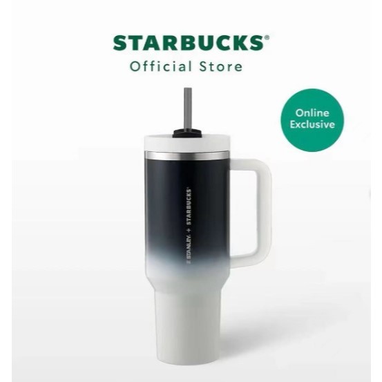 Starbucks STANLEY The Monochrome แก้วสตาร์บัคส์ STANLEY 40 ออนซ์ พร้อมส่ง มีขายเฉพาะที่ไทย