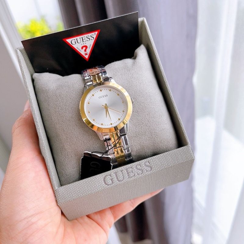 🌻สายสเตนเลส 2-Tone ✨ นาฬิกา Guess W0989L8 Chelsea 2-Tone สายสเตนเลส 2-Tone