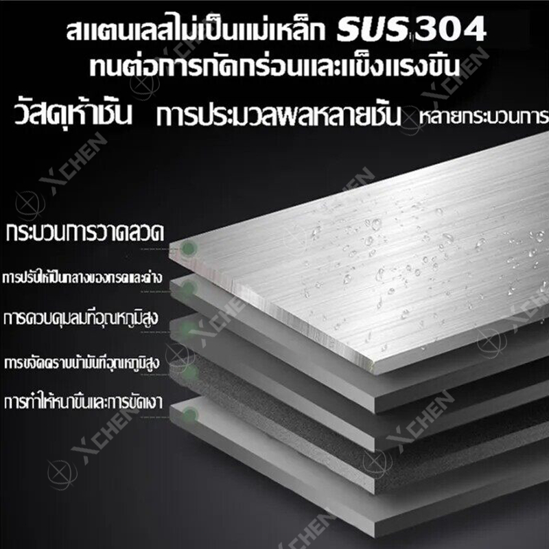 💥ท่อกลม 2 ชั้น💥ซิงค์ล้างจาน แถมก๊อกน้ำฟรี ไม่เป็นสนิม 100% สแตนเลส304 อ่างล้างจาน 1หลุม2ชั้น ซิ้งล้างจาน - รูปที่ 4