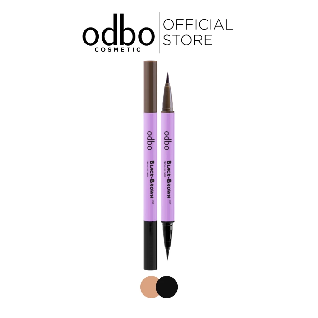 ODBO BLACK-BROWN DUO INK LINER OD3016