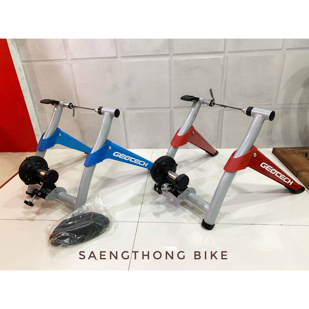เทรนเนอร์ปั่นจักรยานในบ้าน Trainer Geotech โฉมใหม่ 2026 ระบบแม่เหล็กไฟฟ้า