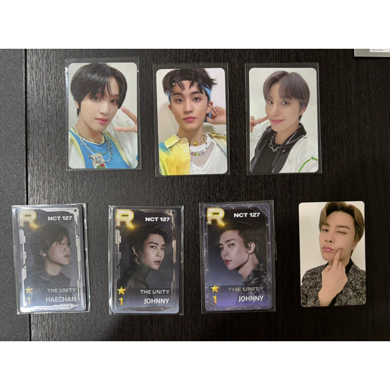 การ์ด NCT nation MD Lucky draw, Superstar Smtown the Unity, The Unity Japan Lucky draw มาร์ค แฮชาน จ