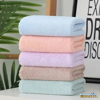 South พร้อมส่ง ผ้าขนเป็ด ผ้าขนหนู ซึมซับน้ำได้ดี สัมผัสนุ่ม มี 5 สีให้เลือก ขนาด 30X57cm