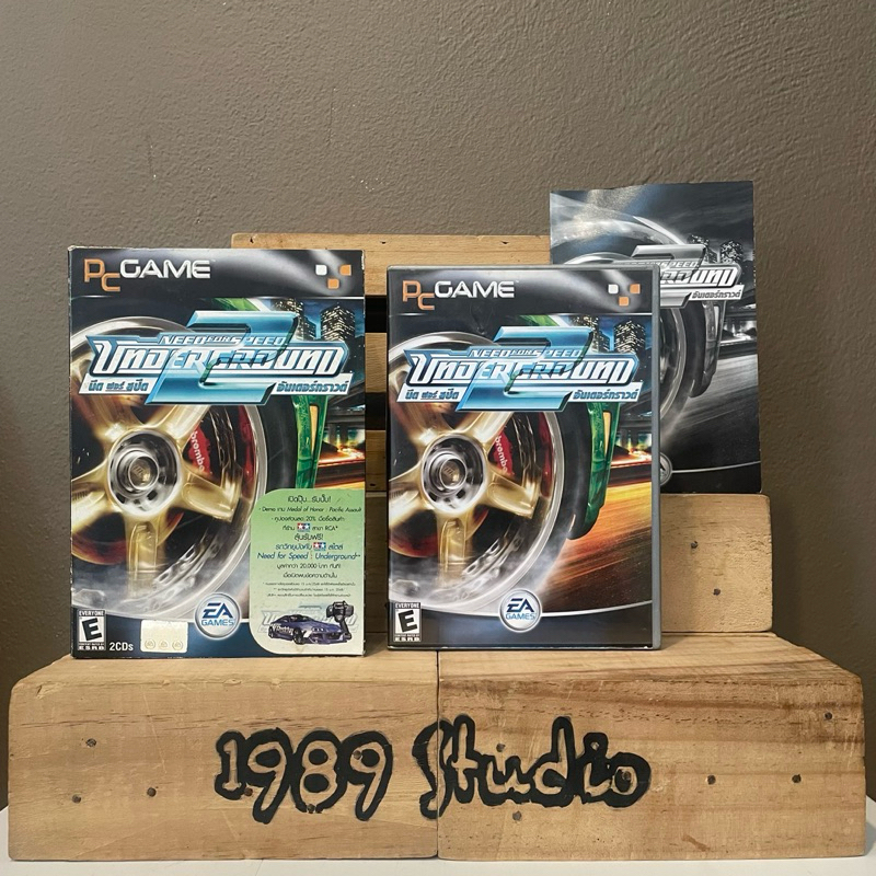 Need for speed Underground 2 : ลิขสิทธิ์แท้ กล่องภาษาไทย แผ่นเกมพีซี Pc