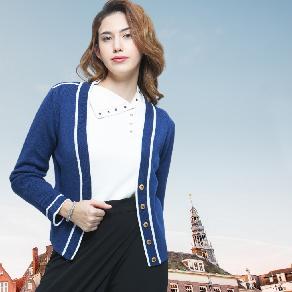 Lofficiel สูทผู้หญิงทำงาน King Suiting สีแฟชั่น (GZTPNV)