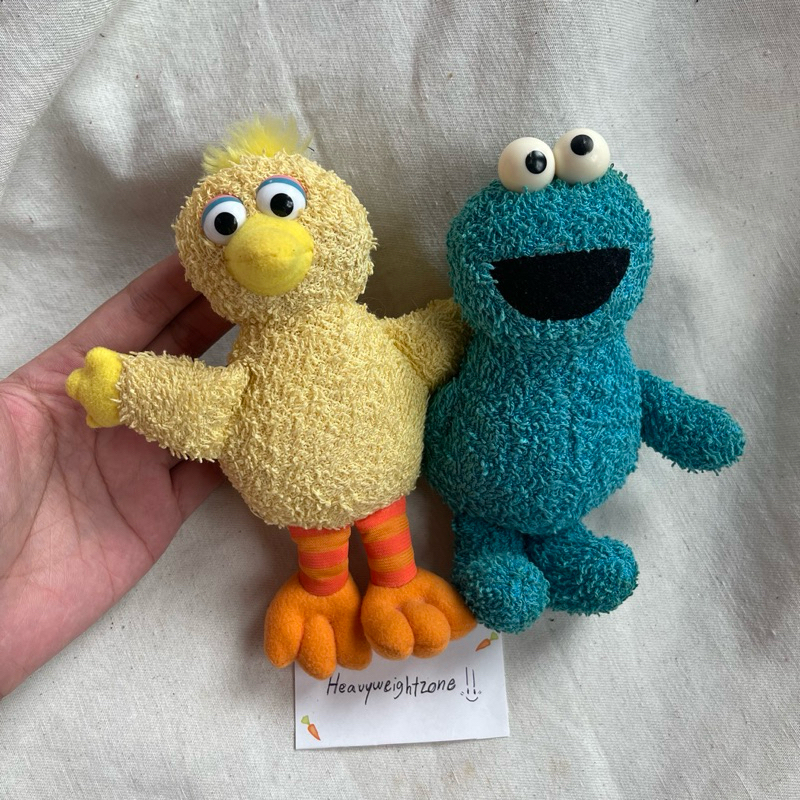 ตุ๊กตาเพื่อน Sesame Street กอดคอกัน น่ารักมากก🌻มือสอง