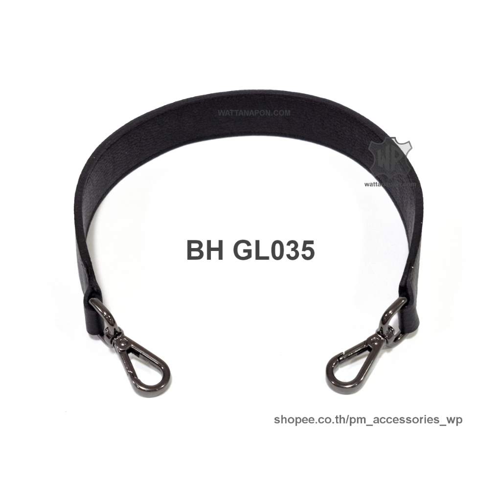 BH GL035 สายกระเป๋าหนังวัวแท้ หนังหนานุ่ม สำหรับคล้องแขน/คล้องไหล่ ยาว 55ซม. Bag Strap, 55cm. ราคา ถูกที่สุด ดีลบีเคเค แกลเลอรีภาพที่ 9