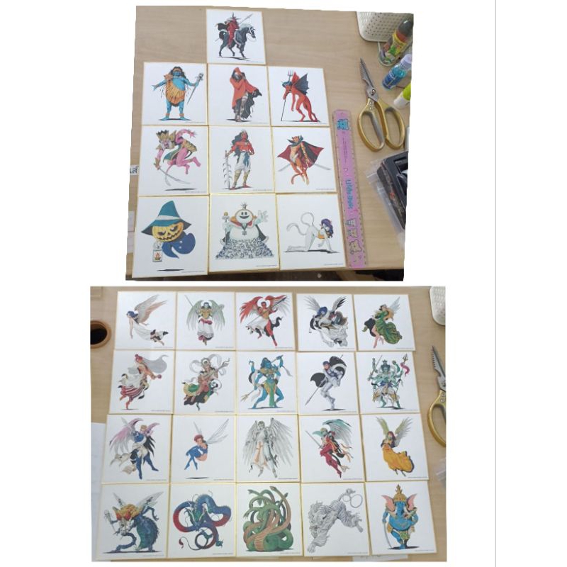 ATLUS น่าจะมาจากเกมส์  แผ่นชิกิชิ/รูปภาพแข็งกรอบทอง ของแท้ขนาดประมาณ12x13cm