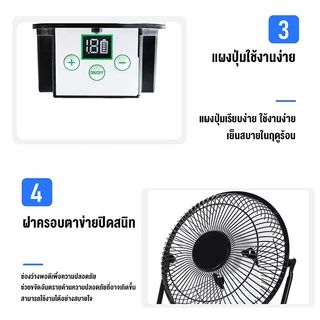 JD Solar Fan ขนาด 18 นิ้ว พัดลมโซล่าเซลล์ พัดลมแคมป์ปิ้ง พัดลมไอเย็น พัดลมพกพา พัดลม พัดลมตั้งโต๊ะ พัดลมตั้งพื้น