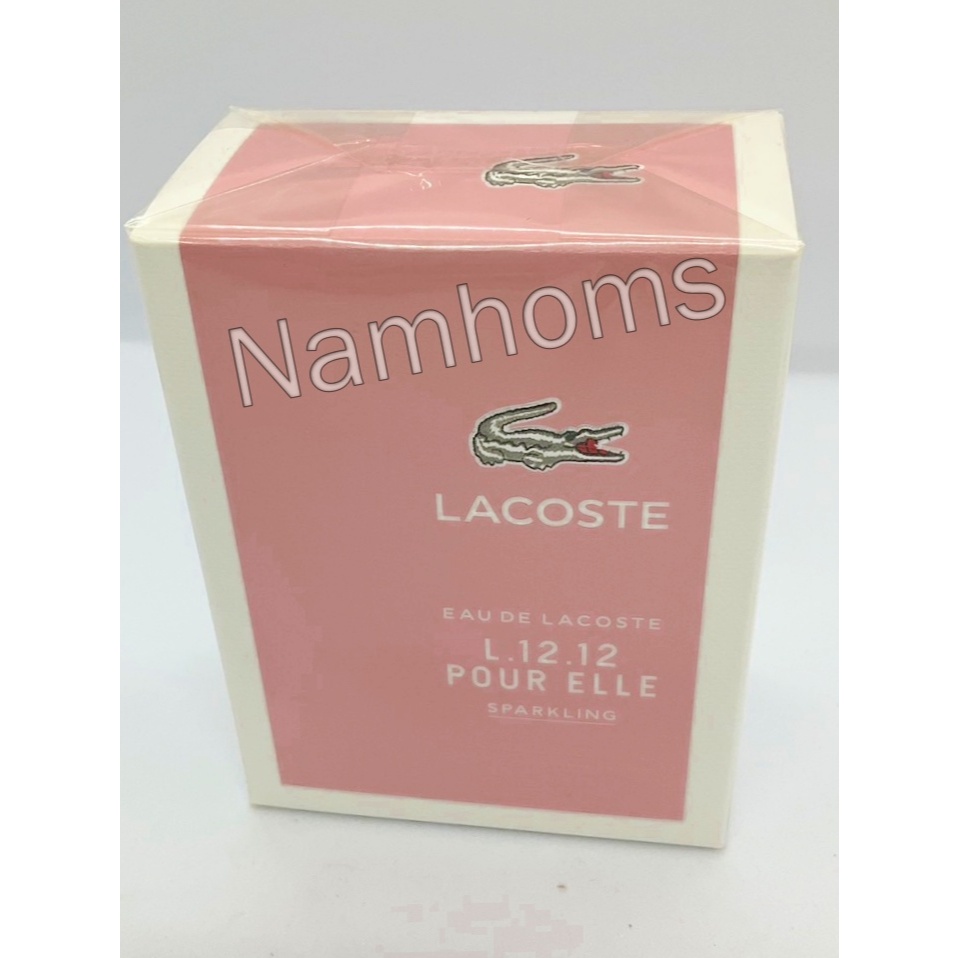 น้ำหอมแท้ Lacoste Eau de Lacoste L.12.12 Pour Elle Sparkling EDT 90ml For Women