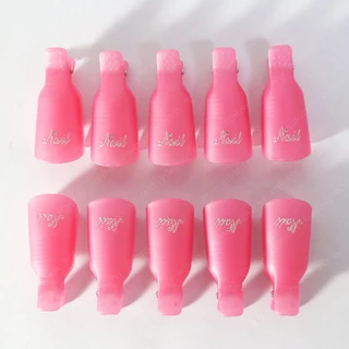 New! Sale! ตัวหนีบล้างเล็บเจล ตัวหนีบนิ้วแช่น้ำยาล้าง ถอดเล็บเจล ล้างสีเจล 10ชิ้น