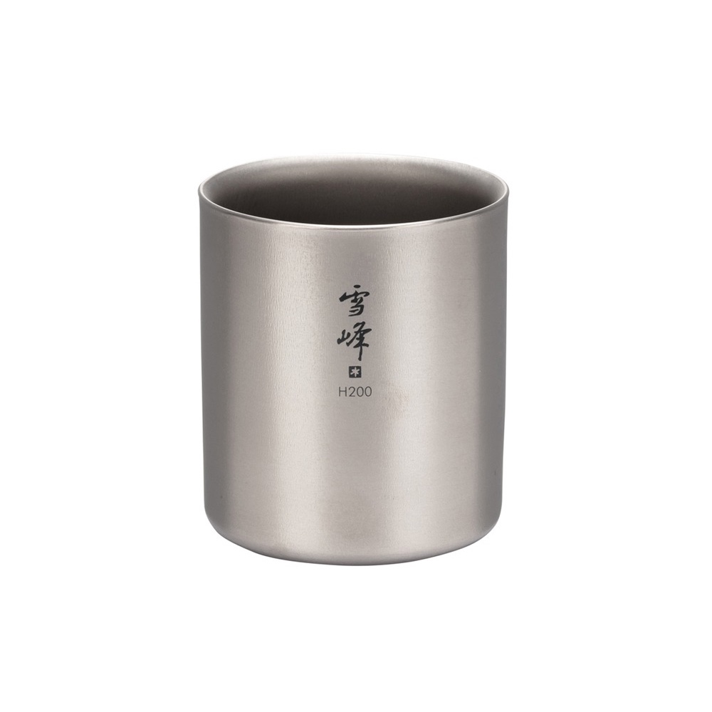 Snow Peak Ti-Double Wall Stacking Mug แก้วไทเทเนียม Double Wall
