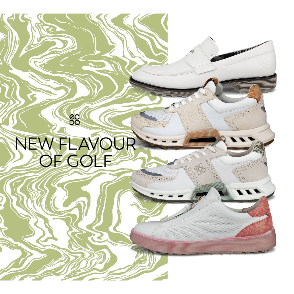 ECCO GOLF FASHOIN  LIMITED NEW FLAVOUR OF GOLF ECCO GOLF   SHOES  รองเท้ากีฬากอล์ฟ  SS24