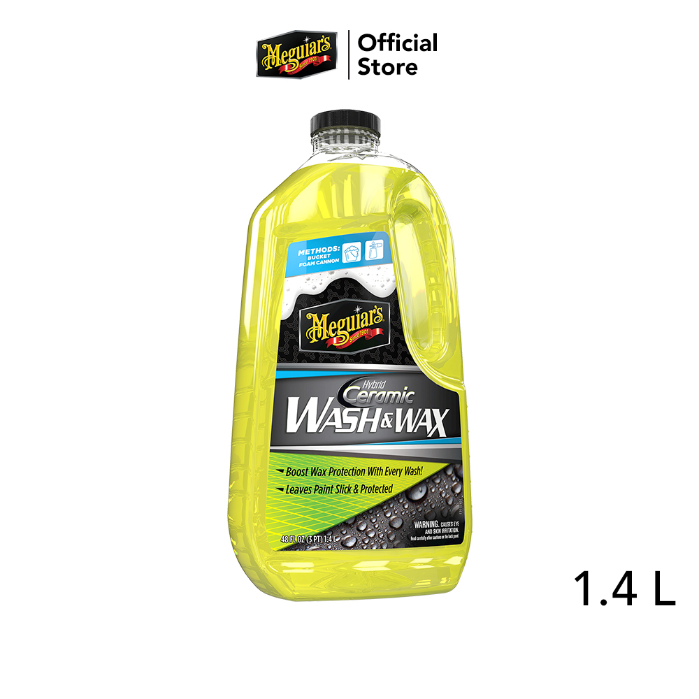 Meguiar’s G240748 Hybrid Ceramic Wash & Wax แชมพูล้างรถ สารเคลือบเซรามิก เมกไกวส์ ไฮบริด เซรามิก วอช แอนด์ แว็กซ์ ใหม่