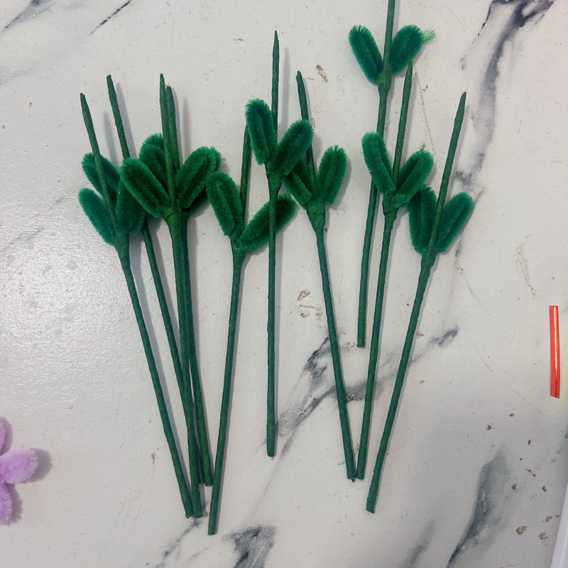ก้านดอกไม้ งานฝีมือ DIY วันเกิด ปัจฉิม สินค้าถ่ายจากงานจริง