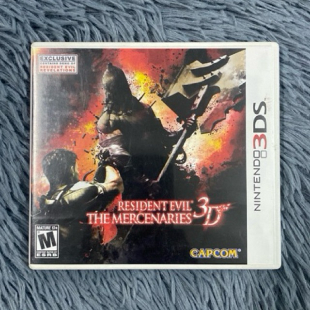 แผ่นแท้เครื่อง Nintendo 3DS เกมส์  Resident Evil The Mercenaries 3D โซน USA เปิดติดง่ายมีคู่มือ