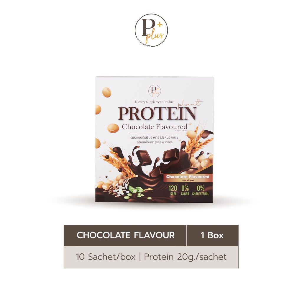 พร้อมส่ง📦 | PPlus Protein รสช็อคโกแลต