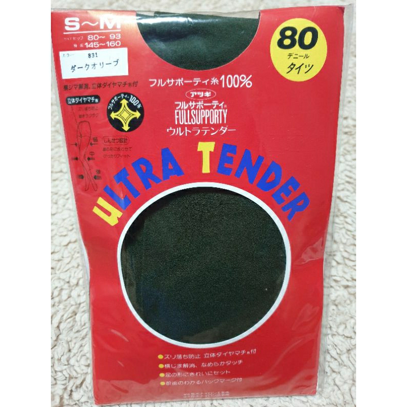 ถุงน่องญี่ปุ่นซัพพอร์ทเต็มตัว หนา 80D ATSUGI FULLSUPPORT หลายสี