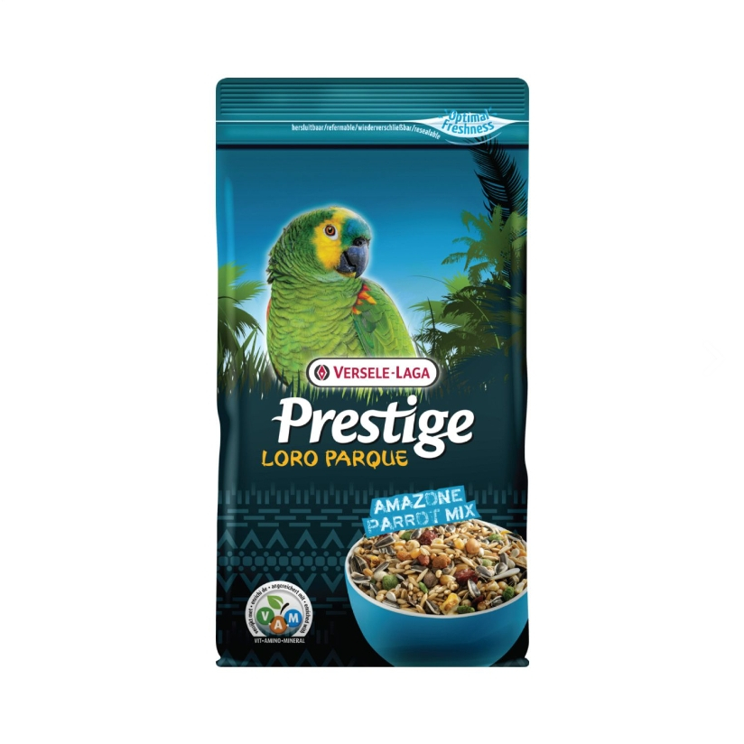 PLP Amazon Parrot Mix 1kg. อาหารนกแก้วอเมซอน สูตรโลโรพาร์ค