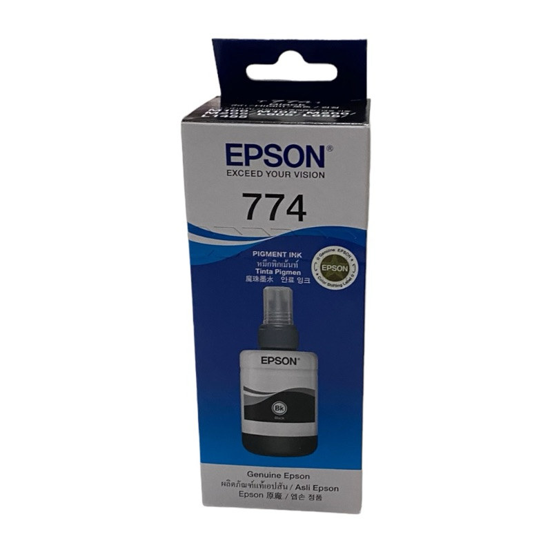 Epson 774 สีดำกันน้ำ  ของแท้100%