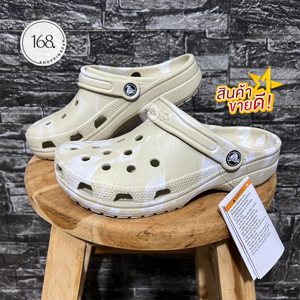 รองเท้าลำลองแฟชั่น หัวโต สไตล์ Croocs CR Clog ( Unisex ) เบา ใส่สบาย 🚚 พร้อมส่งทันที 🚚