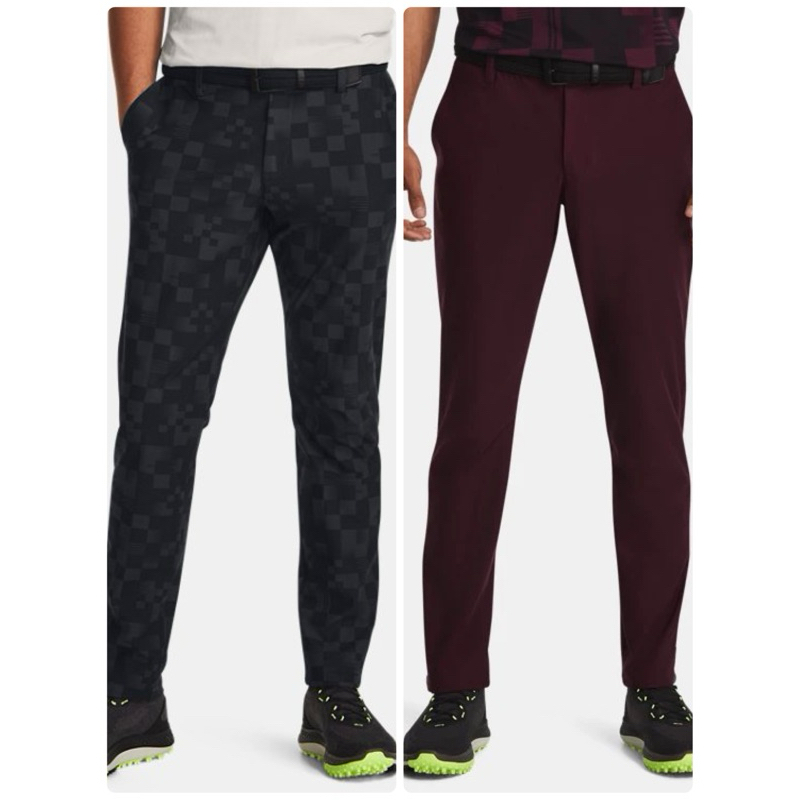 Under Armour Curry Tapered Pants 'Burgundy' ’Black’