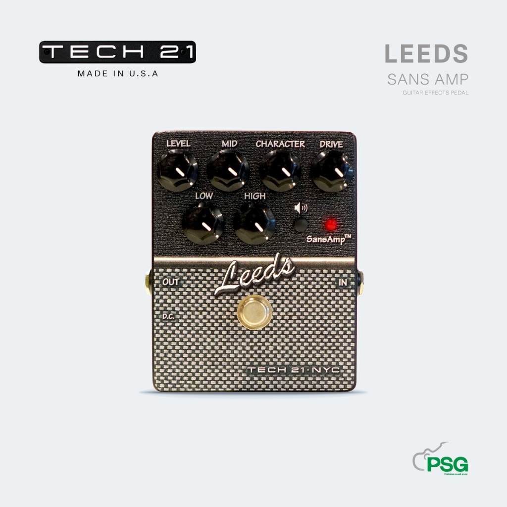 TECH 21 : LEEDS SANSAMP GUITAR EFFECTS PEDAL