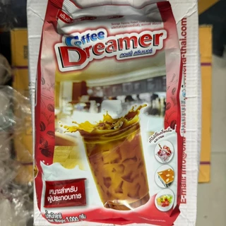 ครีมเทียม ดรีมมี่ สีฟ้า ครีมเมอร์ สีแดง ขนาด 1 กิโลกรัม
