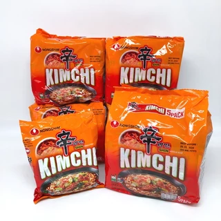 ชินรามยอน บะหมี่กึ่งสำเร็จรูป รสกิมจิ 1 แพ็ค 5 ห่อ Shin Ramen KIMCHI 신라면