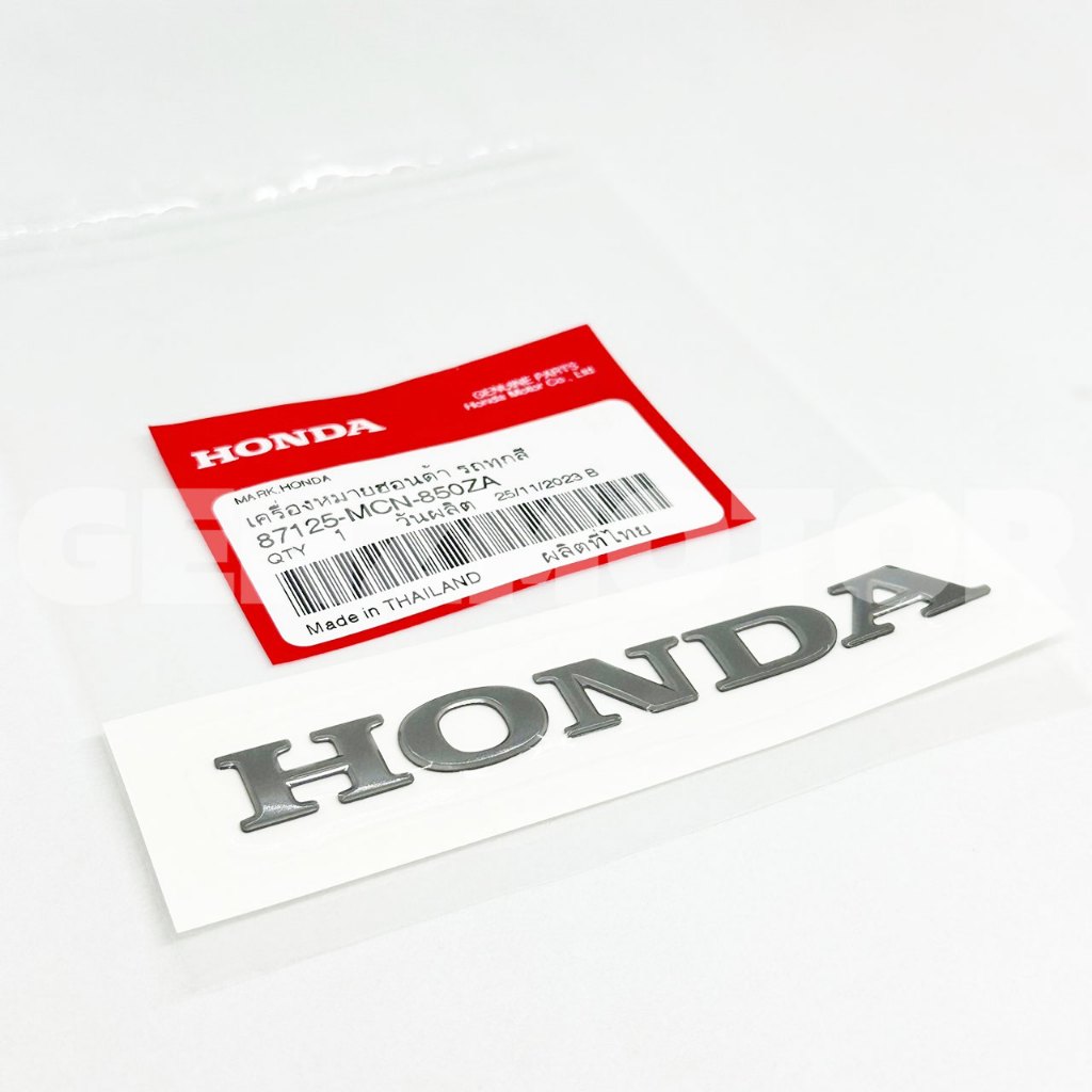 สติ๊กเกอร์ เครื่องหมาย  ตัวนูน HONDA FOZA300 ปี 2013 แท้ศูนย์ 87125-MCN-850ZA ⚡️พร้อมส่ง ส่งไว ค่าส่