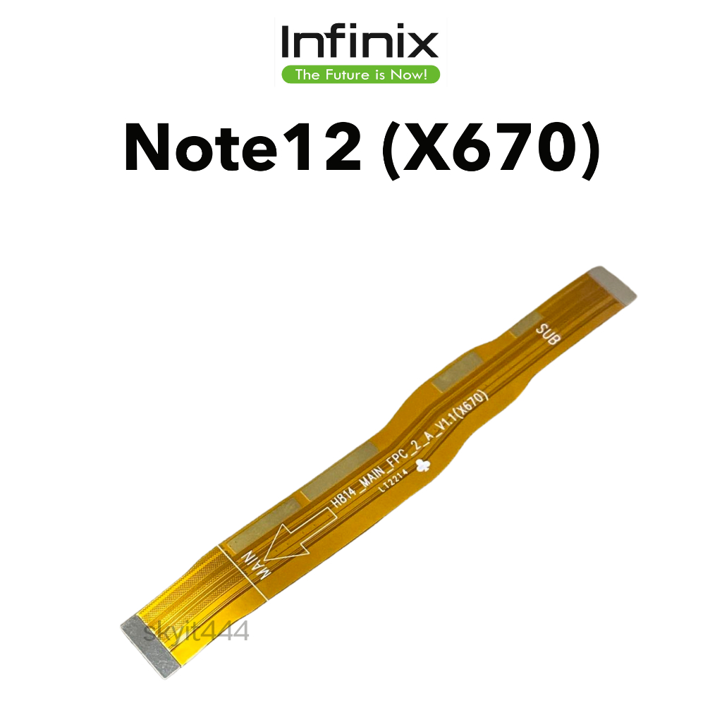 แพรต่อบอร์ด Infinix Note12 (X670)  แพรต่อชาร์จInfinix Note12 (X670)  อะไหล่โทรศัพท์ มือถือ Note12 (X