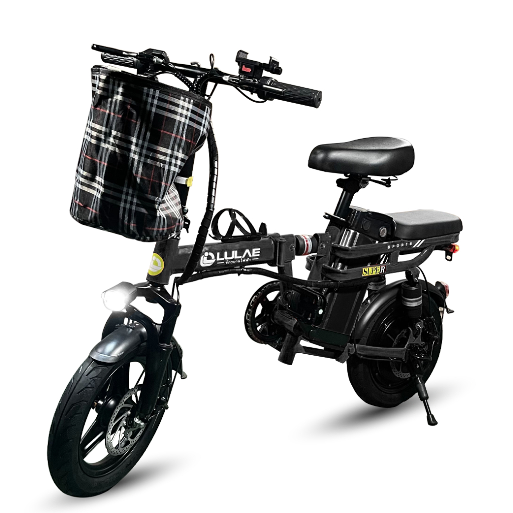 รถจักรยานไฟฟ้าพับได้ LULAE V5s Electric Bicycle ใช้พลังงานแบตเตอรี่ 36V12A  มอเตอร์ 350w