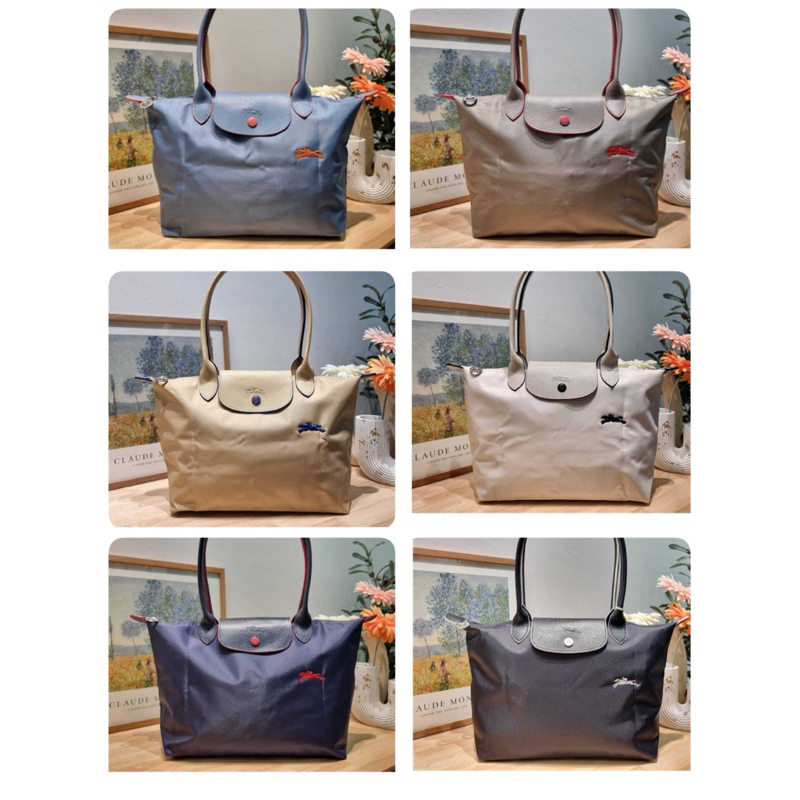 กระเป๋าสะพายไหล่ หูยาว Longchamp le pliage club M tote bag