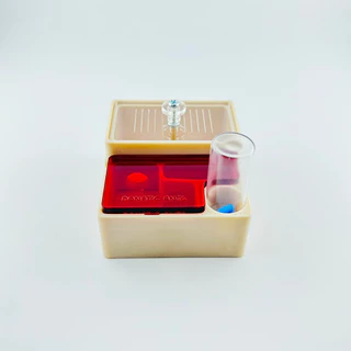 รังเลี้ยงมด 3D แนวนอน ขนาด S พร้อมหลอดทำความชื้น - Donatic Ants