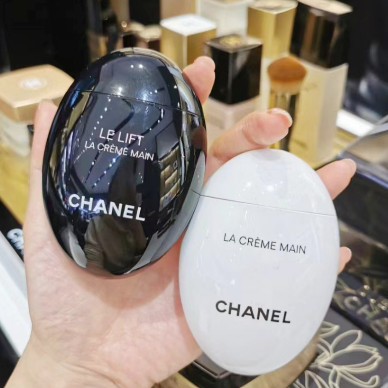 【ปลอดภาษี】Chanel Goose Egg Hand Cream Rich Texture/Chanel Pebbles Hand Cream/Krim Pelembab Tangan 50ml