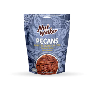 พีแคนอบเกลือ (เค็มน้อย) นัทฯ 400 ก. Nut Walker Dry Roasted Lightly Salted Pecans 400 g.