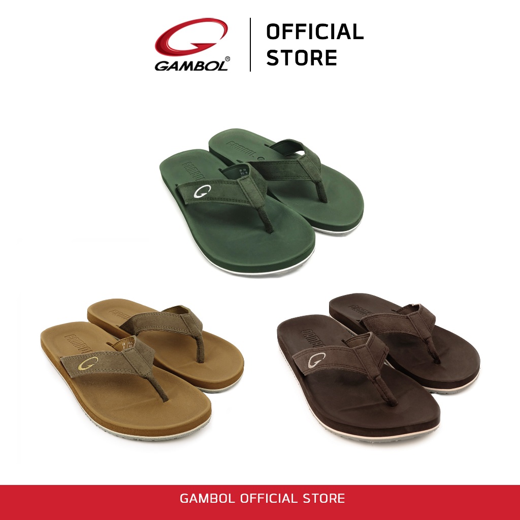 ซื้อ GAMBOL แกมโบล COZY รองเท้าแตะหนีบชายหญิง (โทนเข้ม) รุ่น GM11220 / GW11220 Size 36-46