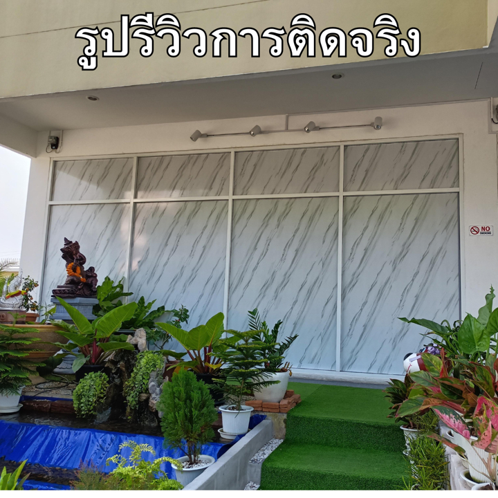 สติกเกอร์ติดครัว กันคราบ กันน้ำมันกระเด็น ทนร้อน เช็ดคราบง่าย วอลเปเปอร์ติดเคาท์เตอร์ สติกเกอร์ติดผนัง วอลเปเปอร์ติดผนัง - รูปที่ 7