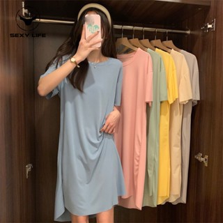 เสื้อยืด คนอ้วน  💕 ชุดนอน โอเวอร์ไซส์ ผู้หญิง   🚚ส่งไวจากไทย…