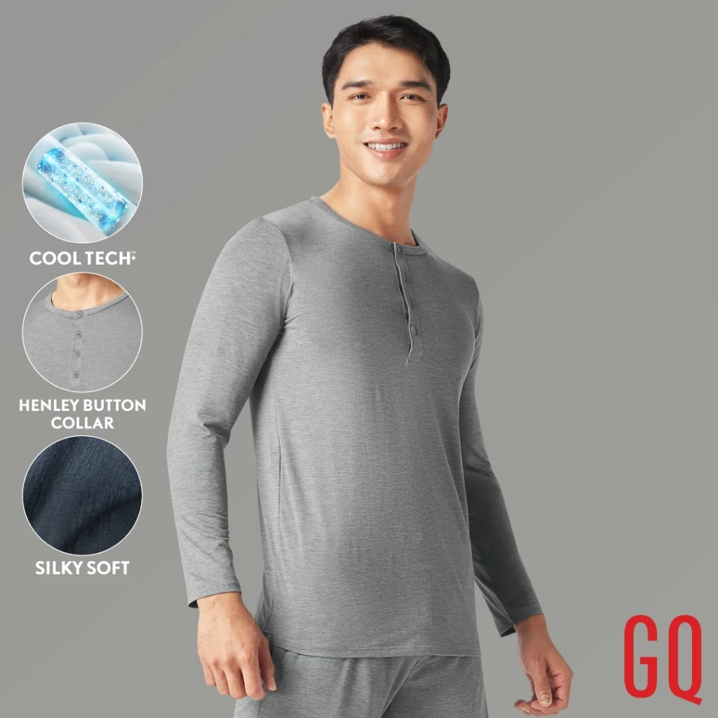 GQ Loungewear - Cool Tech™+ Long Sleeve เสื้อลำลองแขนยาว ผ้าเย็นทั้งผืน สูงสุด 2 องศา