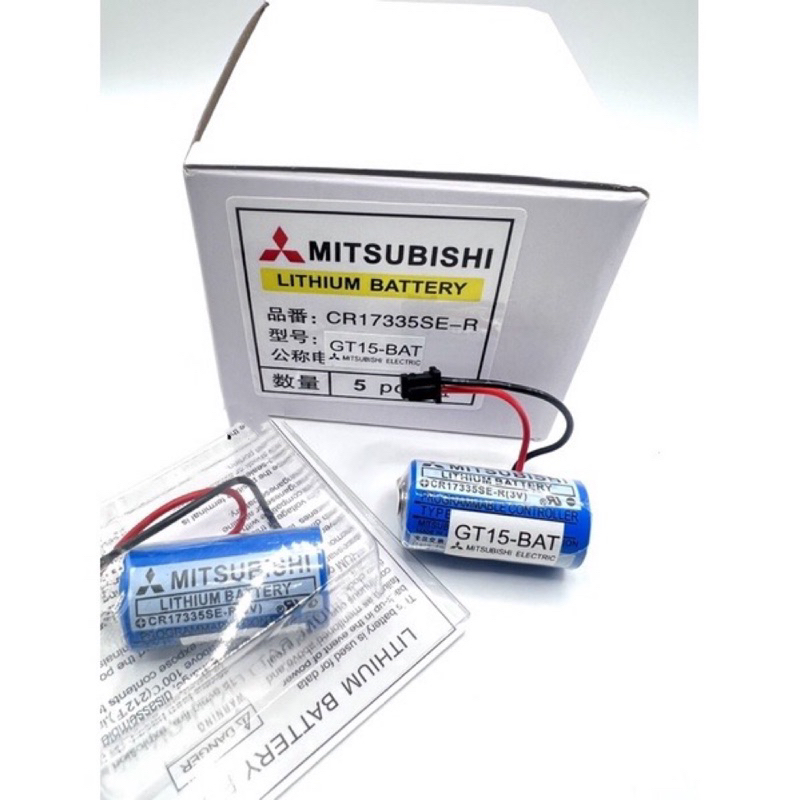 GT15-BAT Q6BAT Mitsubishi แบตเตอรี่ ลิเธียม CR17335SE-R(3V) TYPE Q6BAT