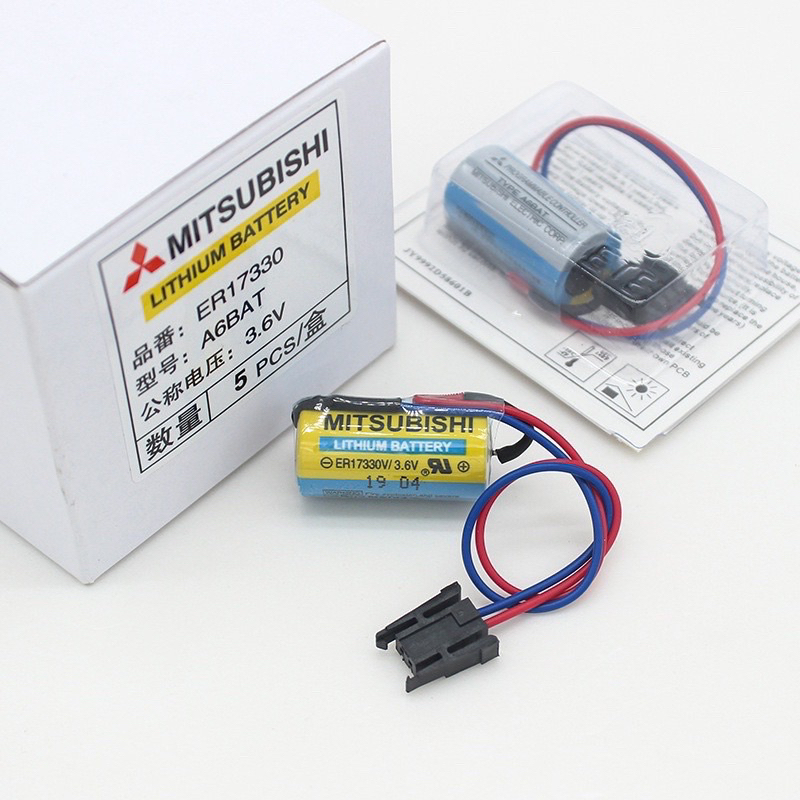 ER17330  /3.6v A6BAT , MR-BAT แบตเตอรรี่  Mitsubishi  พร้อมกล่อง ของใหม่ ของแท้