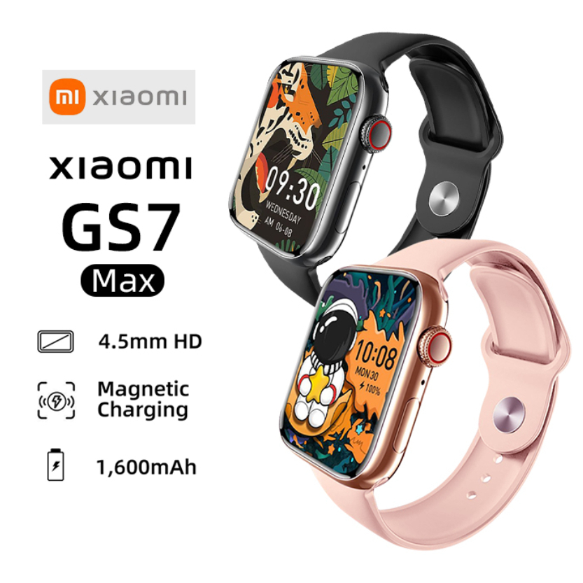 xiaomi สมาร์ทวอทช์ GS7 สัมผัสได้เต็มจอ Smart Watch รับประกัน 1ปี รองรับภาษาไทย นาฬิกาสมาร์ทวอทช์ บลูทูธโทรนาฬิกาจับเวล