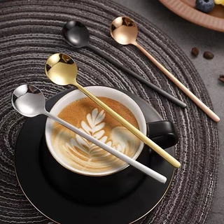 ช้อนคนกาแฟ สำหรับชงกาแฟ 304สแตนเลส วัสดุอย่างดี ปลอดภัย สีไม่ลอก มี2ส