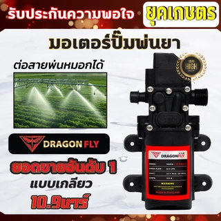 มอเตอร์ปั้มพ่นยา มอเตอร์ปั้มพ่นหมอก 10.9 บาร์ 12โวลล์ ตัดออโต้